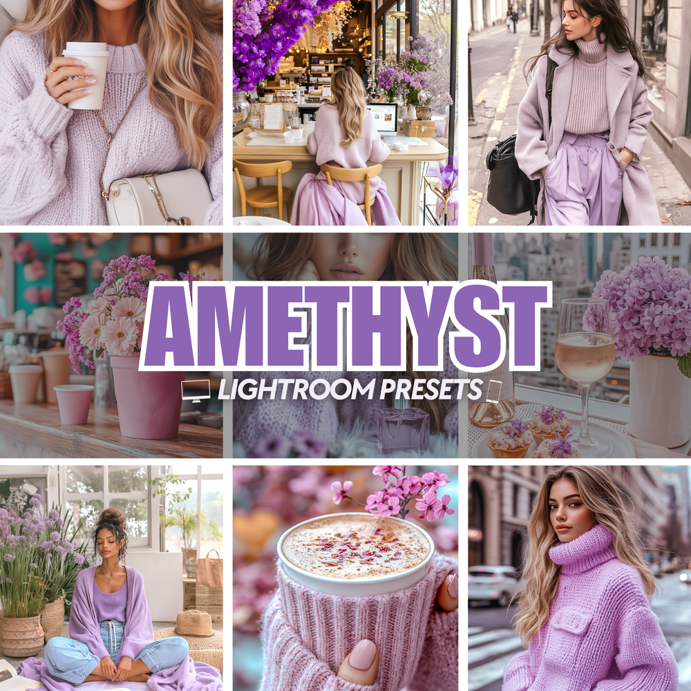 
                      
                        Amethyst Lightroom Presets
                      
                    