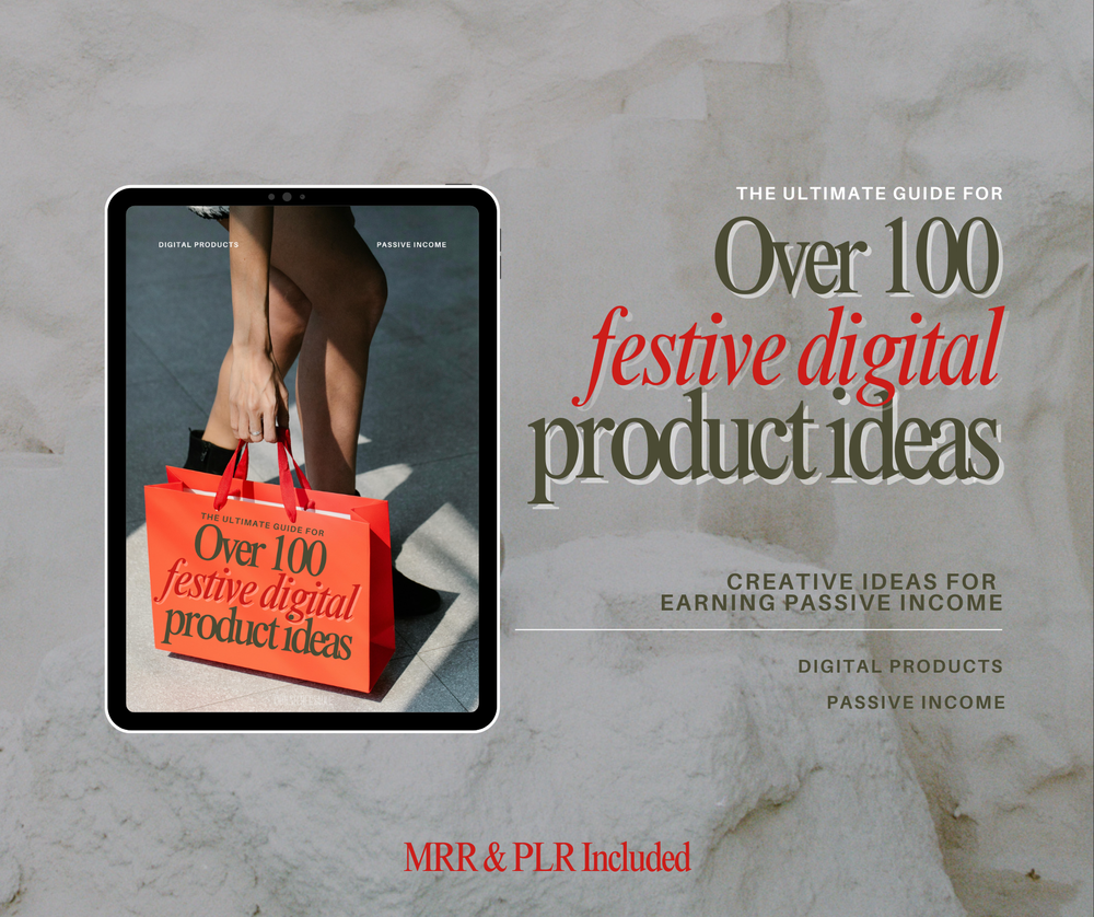 100+ Festive Digital Product Ideas with MRR