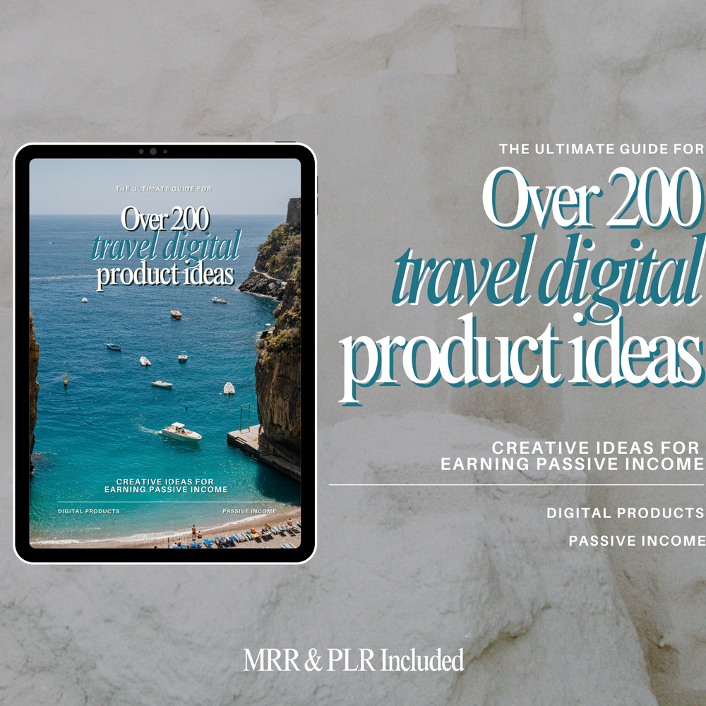 
                      
                        200+ Travel Digital Product Ideas with MRR
                      
                    