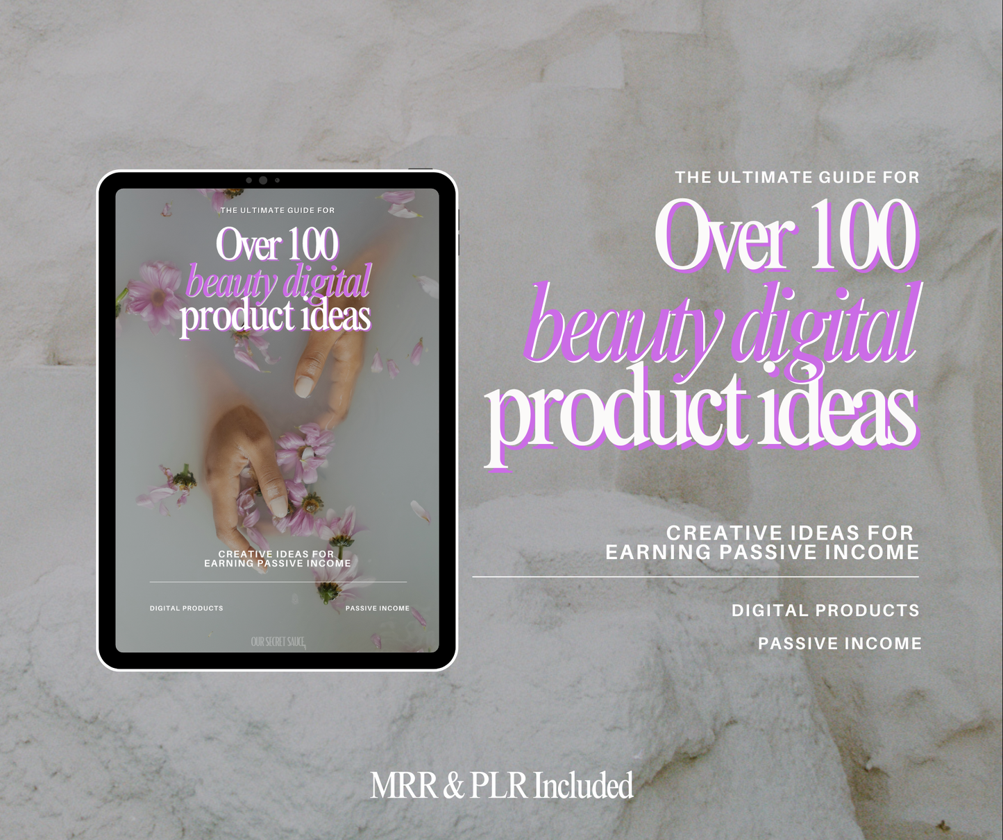 100+ Beauty Digital Product Ideas with MRR