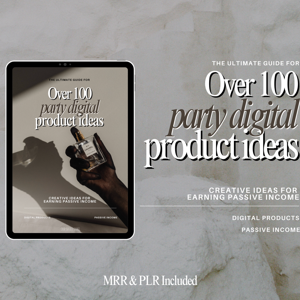 
                      
                        100+ Party Digital Product Ideas with MRR
                      
                    