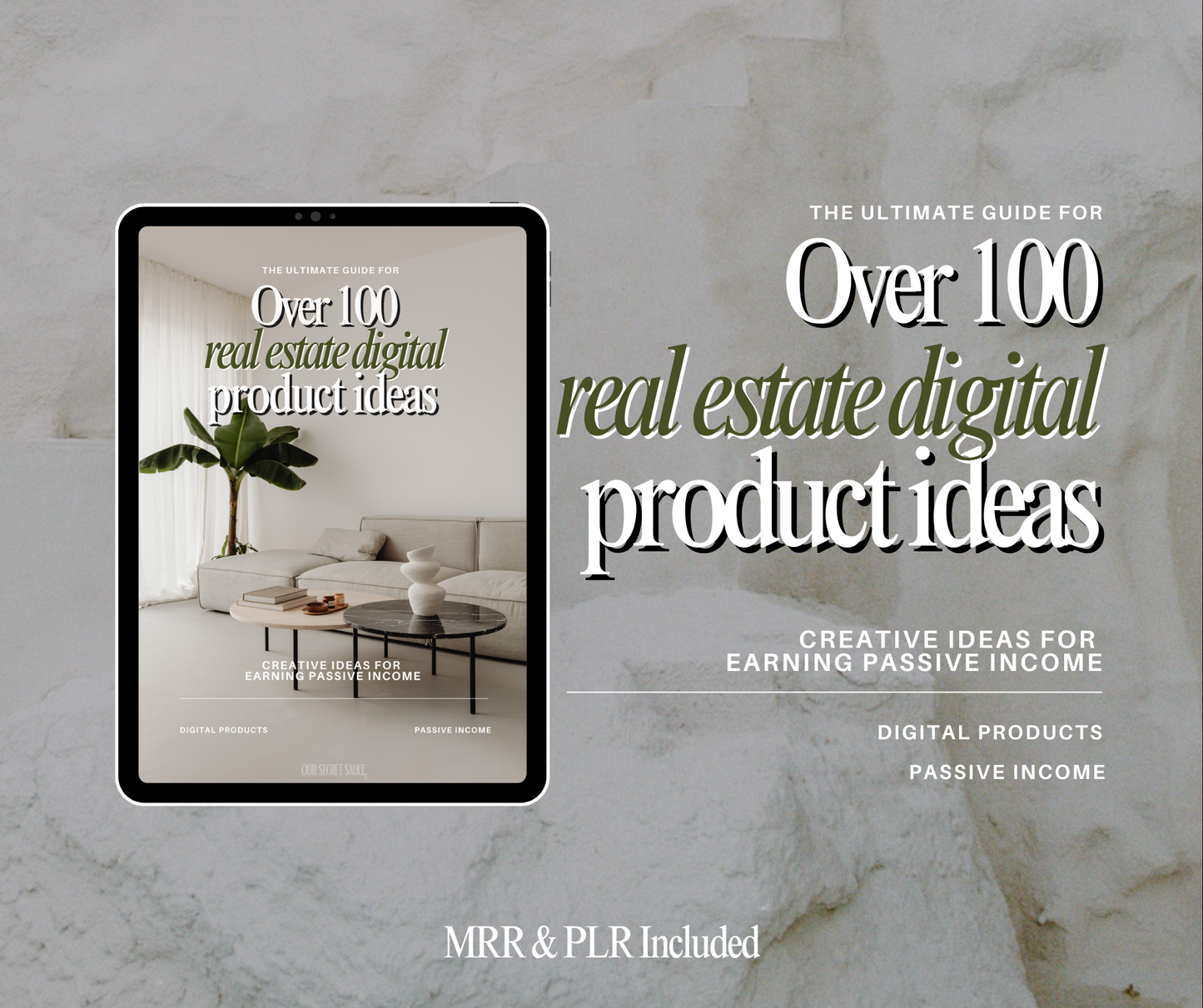 100+ Real Estate Digital Product Ideas with MRR