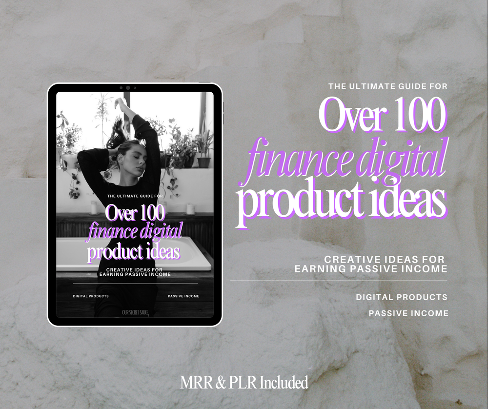 100+ Finance Digital Product Ideas with MRR