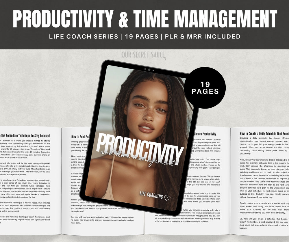 Productivity & Time Management Ebook