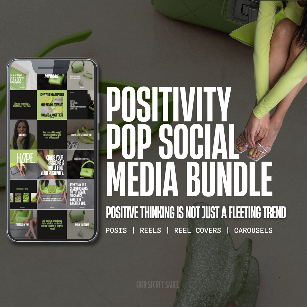 Positivity Pop Social Media Bundle