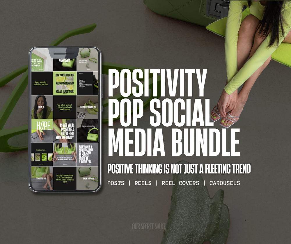 Positivity Pop Social Media Bundle