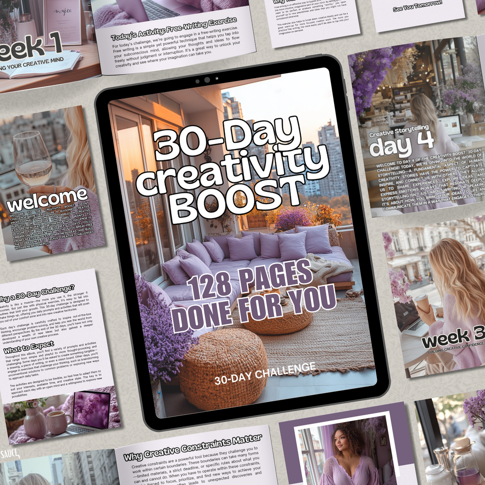 30-Day Creativity Boost Challenge