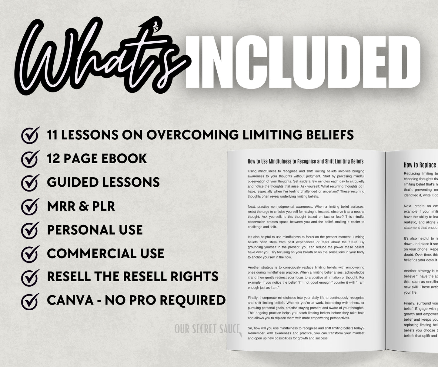 Overcoming Limiting Beliefs Ebook