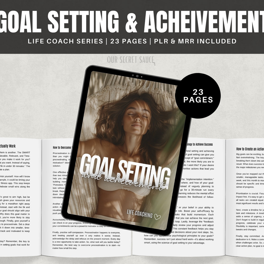 Goal Setting & Achievement Ebook