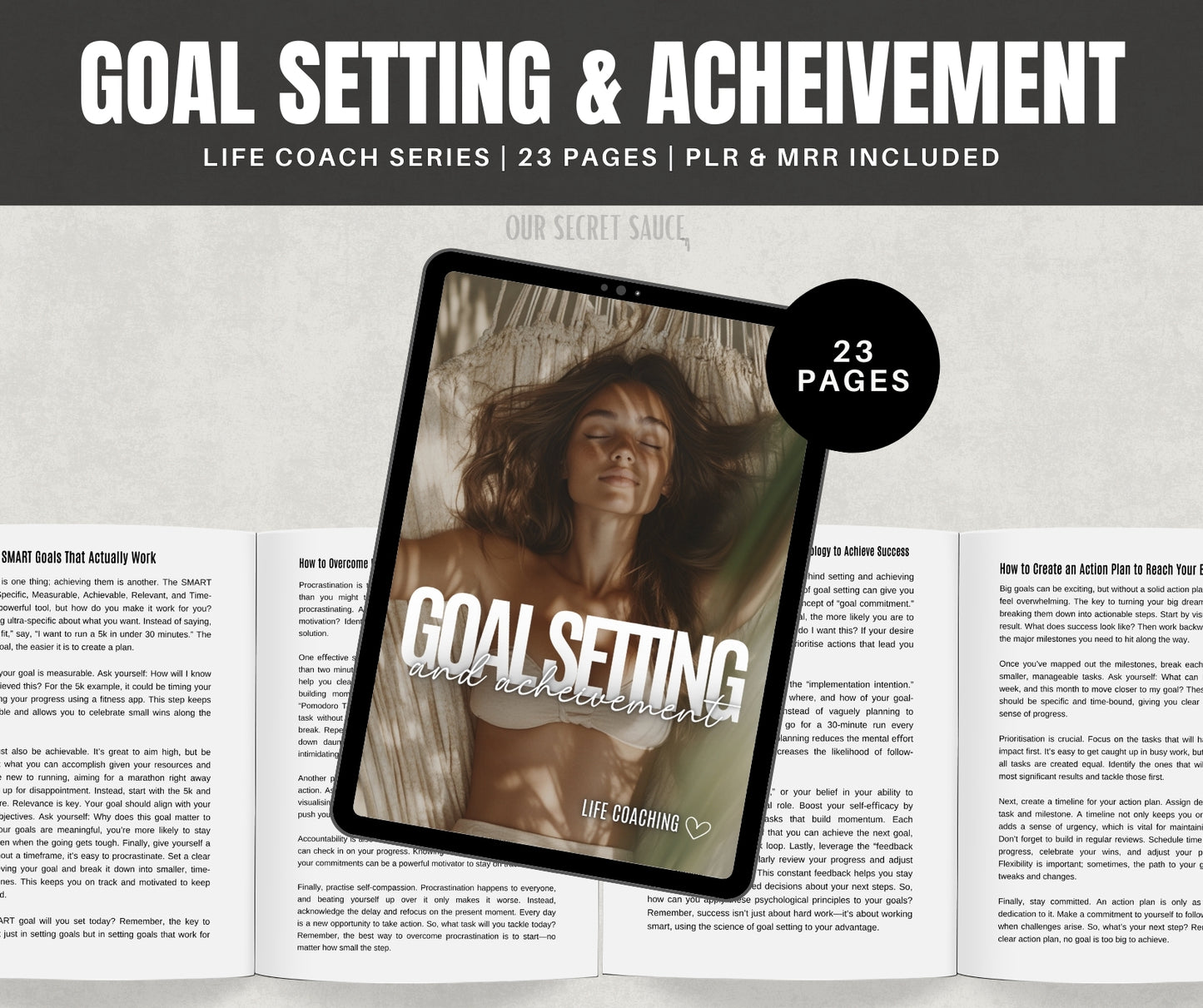 Goal Setting & Achievement Ebook