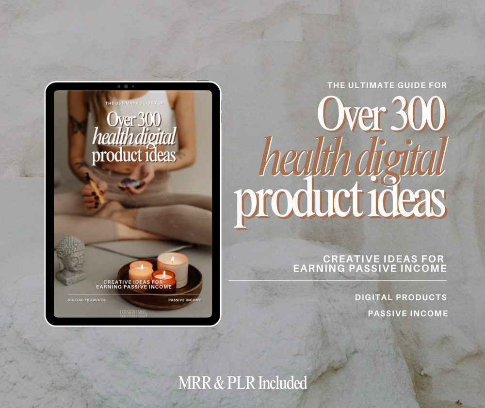 300+ Health Digital Product Ideas with MRR