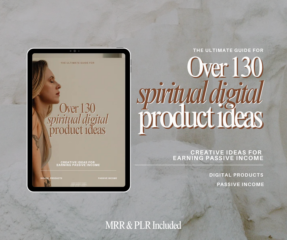 130+ Spiritual Digital Product Ideas with MRR